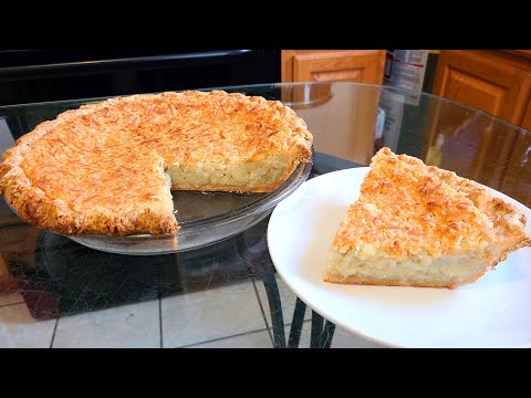 Homemade Coconut Pie from scratch