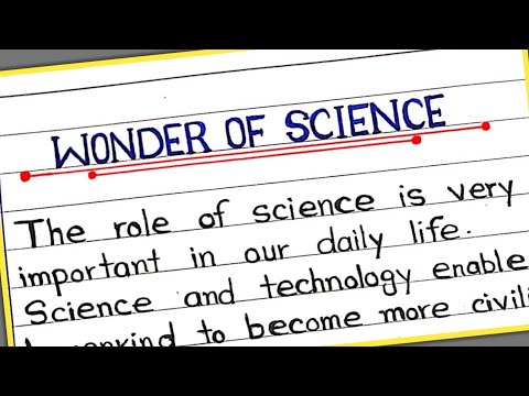 10 lines essay on wonder of science || Wonder of science essay in English