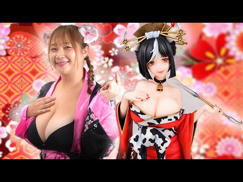 Japanese Oiran Cowgirl Figurine Review! Ft. Akopai