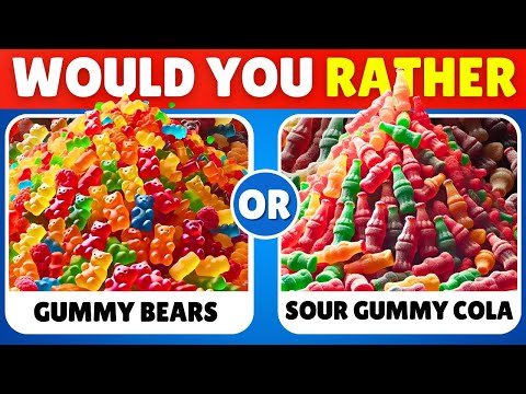 Would You Rather...? Sweet VS Sour JUNK FOOD Edition 🍭🍋