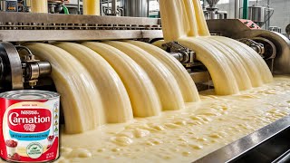 How Condensed Milk is Made in Factory | Step by Step Process