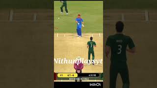 Fall of wickets vs Afghanistan in rcswipe.. #cricket #rcswipe #rc24 #rc24newupdate #cricketgame