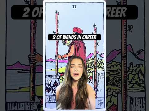 Tarot Cards in Career: 2 of Wands #tarot #tarotcardmeanings #2ofwands