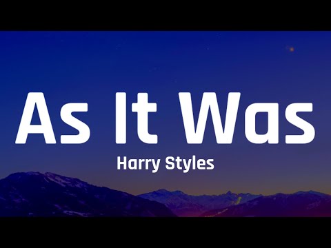 Harry Styles - As It Was (Lyrics)