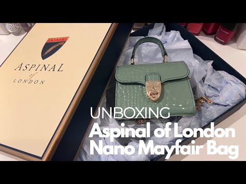 Aspinal of London Nano Mayfair Bag UNBOXING