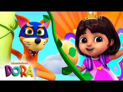 Dora Saves Fairytale Land! #1 🦋 Swiper & the Golden Goose! | Dora & Friends