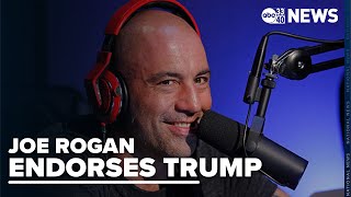 Joe Rogan endorses Trump just before Election Day