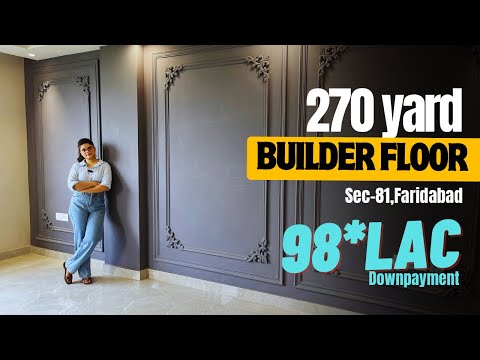 270yard builder floor in faridabad | Sec-81 | #builderfloor