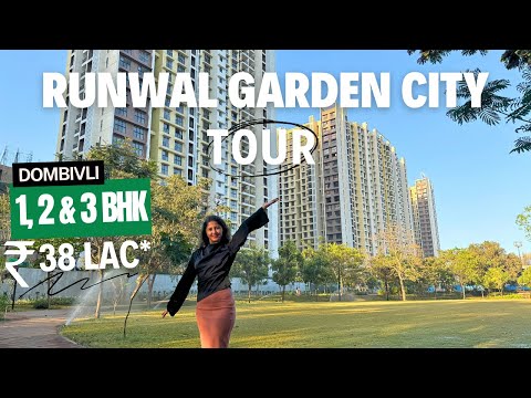 Runwal Garden City Dombivli 1, 2 & 3 BHK Tour | New Launch Towers | Review, Price & Bookings