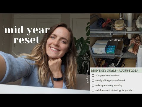 MID YEAR RESET | decluttering & goal setting ☁