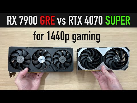 1440p GPU Showdown: RX 7900 GRE vs RTX 4070 SUPER