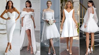 100 Beautiful Short & Tea-length Wedding Dresses | Civil Wedding Dresses.