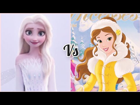 ❄️Queen Elsa Vs Belle🌹