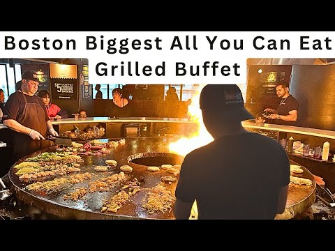 All You Can Eat Grilled Buffet In Boston | Fire And Ice Buffet Boston | Fire + Ice Interactive grill