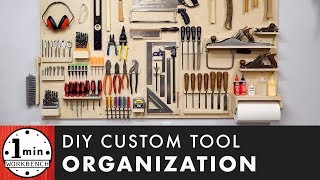 How to Make a Custom Tool Organization Board