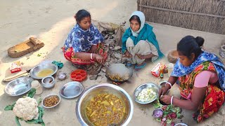 Bengali community in Assam cooking by village wife|| rural life in Assam