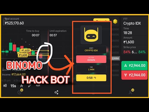 Binomo crypto idx ha**k bot ! every trade win 🤑