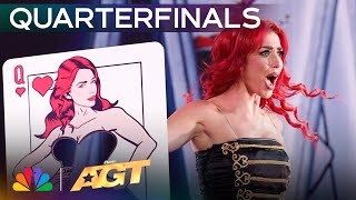 Magician Solange Kardinaly Pushes The Boundaries Of Quick Change | Quarterfinals | AGT 2024