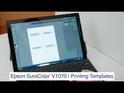 SureColor V1070 | How to Print a Quick Template