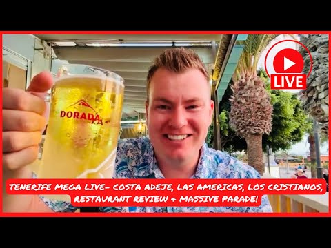 Tenerife MEGA LIVE: Costa Adeje, Las Americas, Los Cristianos, Restaurant Review & Kings Parade 🤩