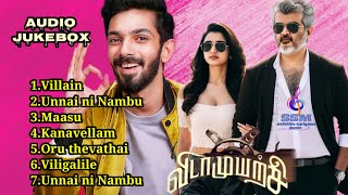 Vidaamuyatchi Tamil Audio Jukebox  | AjithKumar, Trisha | Anirudh | Arjun | Ajith Song Tamil Hits