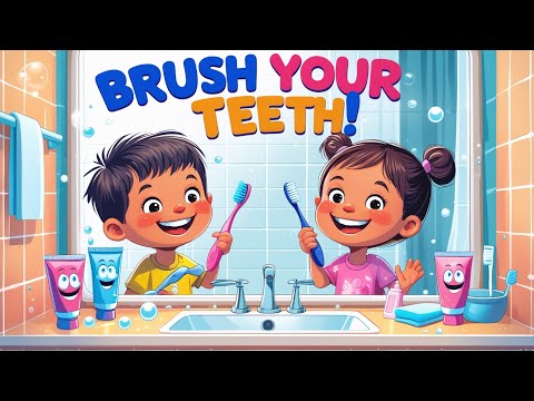 Brush Your Teeth, Click Click Click | Brush Your Teeth for Kids | Educational Dental Hygiene Rhyme