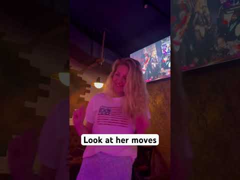 Russian girl with the dance moves!