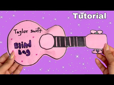 How to make blind bag | Taylor swift blind bag TUTORIAL | ASMR UNBOXING