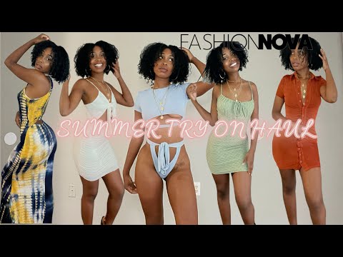 FASHION NOVA SUMMER TRY ON HAUL☀️| Sun dress season 🤪| Summer 2022