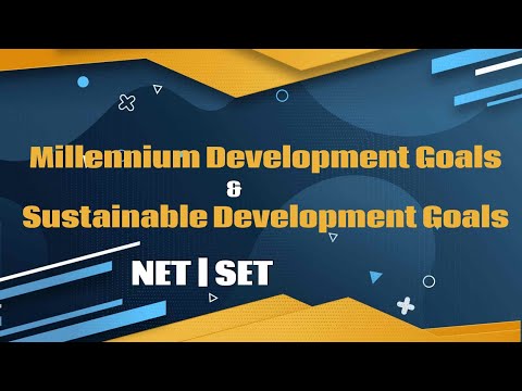 MDG and SDG|| People Development and Environment || Lecture 1