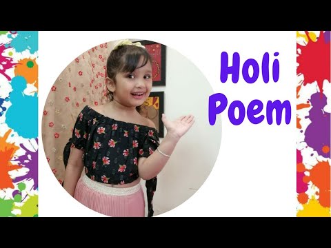 Holi Poem for Kids/Hindi Holi Poem/ Holi Special