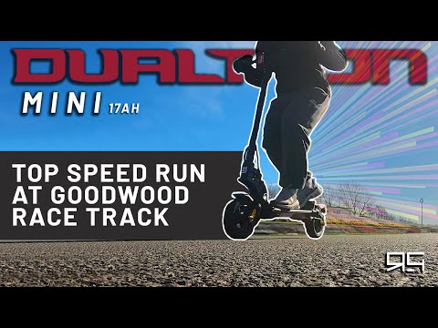 Dualtron Mini Top Speed Run on a Pro Race Track