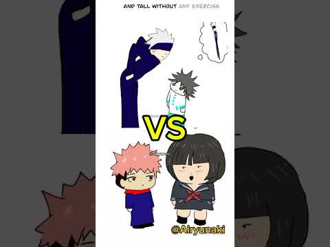 Hey Siri! how to get slim (animation meme)... Gojo vs itadori 😆 #meme #anime #animememe #jjk