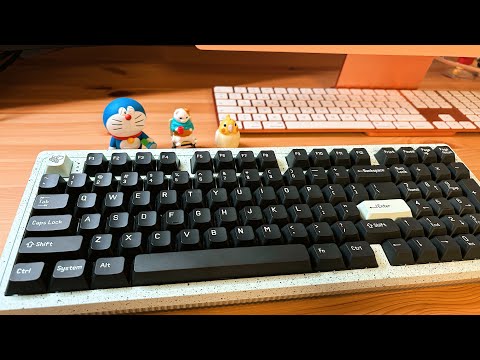 🐝 MelGeek客制化键盘 Modern 97小蜜蜂Gasket 开箱 | 打字音 | MelGeek Mordern97 Gasket Mechanical Keyboard Unboxing