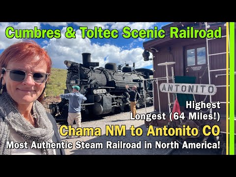 Full Time RV Living in a Motorhome-The Majestic Cumbres and Toltec Scenic Railroad Steam Train-EP280