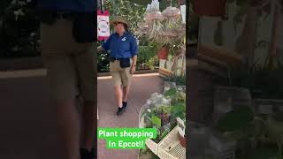 Plant shopping in Epcot #epcotflowerandgardenfestival #disney #carnivorousplants #pitcherplants