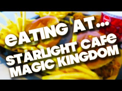 EATING AT - COSMIC RAYS STARLIGHT CAFE - MAGIC KINGDOM - DISNEY