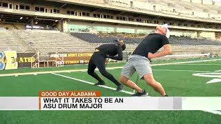 Mike Dubberly finds out how hard it is to be an ASU drum major