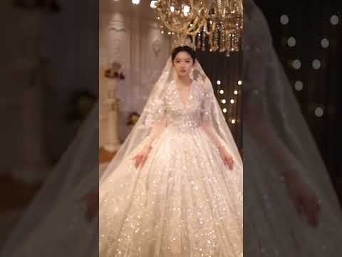 A beautiful wedding dress