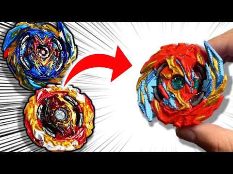 I Fused Beyblades and Then Battled Them IN REAL LIFE!!