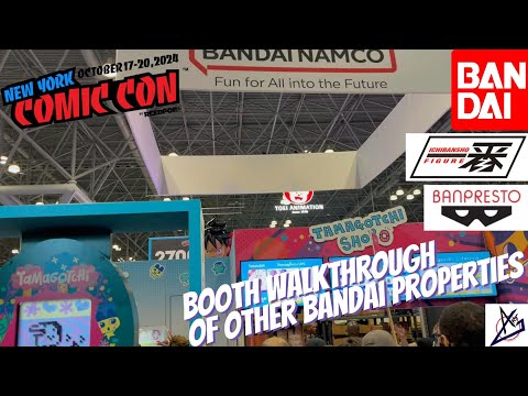 NYCC 2024 More Bandai Booths to Walkthrough!