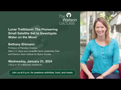 Watson Lecture Promo – Jan. 31, 2024: Bethany Ehlmann