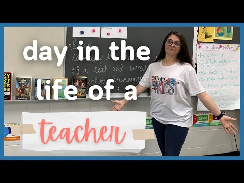 TEACHER VLOG | Day in the Life of a Middle School English Teacher