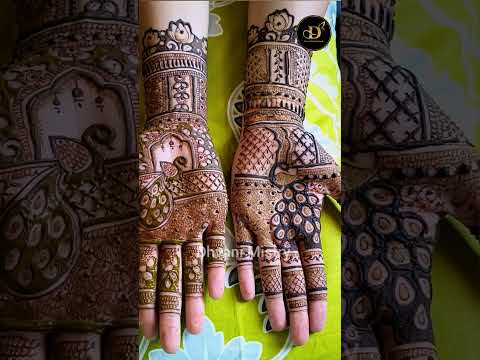 Nice Looking Front Hand Peacock Mehndi#mehndi#peacockmehndi#beautifulmehndi#lotusmehndi#hennadesign