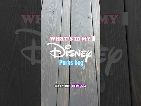 What’s in my DISNEY BAG ⤵️ #shorts