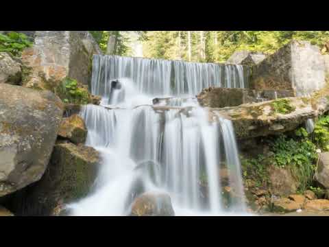 WATERFALLS fully nature view was beautiful#4kForestStream #WhiteNoise #4kMountainStream #4kWaterfall