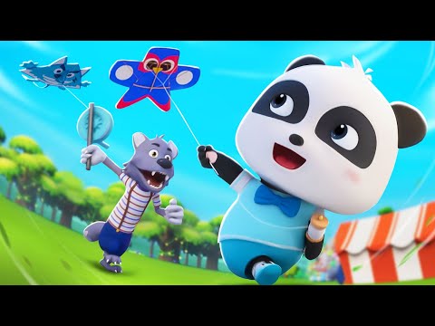 Kiki Flying A Kite | Super Rescue Team Cartoon Collection | Kids Cartoon | BabyBus TV