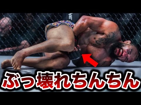 【トラウマ級】ち〇こがぶっ壊れた悲惨な格闘家７選！【格闘技解説】part 2