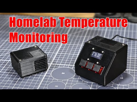 A Custom Monitoring Solution for my Homelab Rack's Temperature!