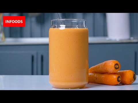 Carrot and Bananas Smoothie | How to Make a Banana Smoothie | Smoothie Recipes | Infoods